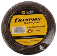 Леска триммерная (корд) Champion Magic 2.4мм*87м