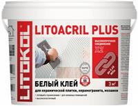 Клеевая смесь для плитки Litokol LITOACRIL PLUS цвет белый, ведро 1 кг