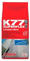 Клеевая смесь для плитки Litokol SUPERFLEX K77 цвет серый, мешок 5 кг
