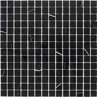 Мозаика мраморная однотонная StarMosaic Black Polished (JMST034) 20х20