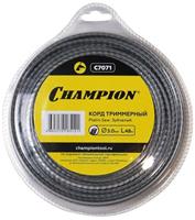 Леска триммерная (корд) Champion Platin Saw 3.0мм*24м (зубчатая)