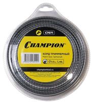 Леска триммерная (корд) Champion Platin Saw 3.5мм*17м (зубчатая)