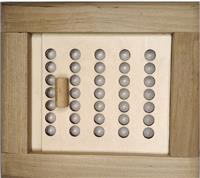 Вентиляционная решетка DoorWood ВМЗ малая с задвижкой (ольха)