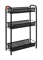 Этажерка универсальная Ладья 1 Э289Ч черная 440х170х695