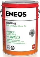 Масло моторное ENEOS GASOLINE SN 0W20 ECOSTAGE 100% синтетика 1л
