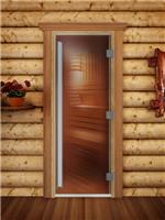 Дверь для сауны DoorWood (Дорвуд) 80x200 Престиж левая (прозрачная)
