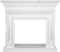 Портал для электрокамина Dimplex классический Torino, цвет: белый/орех