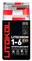 Затирочная смесь на цементной основе Litokol LITOCHROM 1-6 EVO LE.110 стальной серый, алюм.мешок 5 кг