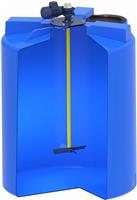 Емкость вертикальная ЭкоПром TR 3000 л синий, с лопастной мешалкой (1700)