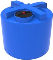 Емкость вертикальная ЭкоПром Т 2000 л, до 1,5 г/куб.см, с пропеллерной мешалкой (спец.исполнение), синий