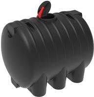 Емкость горизонтальная Rostok(Росток) HR 5000 (1847x1730x2350), с откидной крышкой, цвет черный