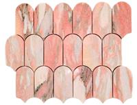 Мраморная мозаичная смесь ORRO Mosaic LUX ASTI PINK