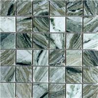 Мраморная мозаичная смесь StarMosaic Green Marble (JMST2501) 48х48, натур. мрамор