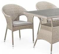 Стул (кресло) Афина иск. ротанг, Y79C-W85 Latte