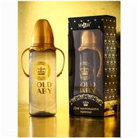 Бутылочка «Gold baby», горло, с ручками, 250 мл., от 0 мес., Золотая коллекция (№5483879)