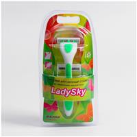 Бритвенный станок Razo LadySky, 2 лезвия, увлажняющая полоса, 2 шт (№4855468)