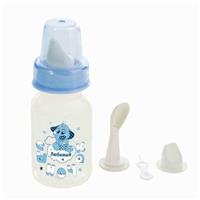 Бутылочка 3 в 1 «Любимый сыночек» в комплекте ложка и носик-поильник, 150 мл, от 6 мес, цвет голубой (№1542176)