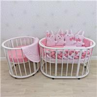 Комплект постельного белья 16 пр (борт + пододеяльник + 2 одеяла + наволочка + подушка + 2 простынки (бязь) (№1186-О-1бб_03) цвета в ассортименте