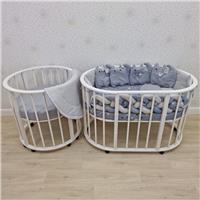 Комплект постельного белья 16 пр (борт + пододеяльник + 2 одеяла + наволочка + подушка + 2 простынки (бязь) (№1189-О-1бб_03) цвета в ассортименте