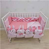 Комплект постельного белья 14 пр (борт + пододеяльник + одеяло + наволочка + подушка + простынь (бязь) (№1174-0-1бб_06) цвета в ассортименте