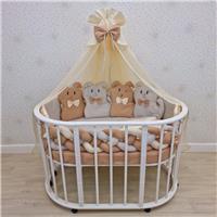 Комплект постельного белья 14 пр (борт + пододеяльник + одеяло + наволочка + подушка + простынь (бязь) (№1175-0-1бб_06) цвета в ассортименте