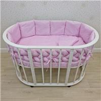 Комплект постельного белья 14 пр (борт + пододеяльник + одеяло + наволочка + подушка + простынь (бязь) коса (№1157-0-1бб_06) цвета в ассортименте