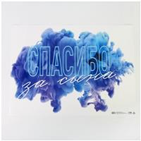 Наклейка на авто «Любимая, спасибо за сына», 50*70 см (№6961672)