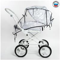 Дождевик на детскую коляску-прогулку, из прозрачной пленки (№1121960)