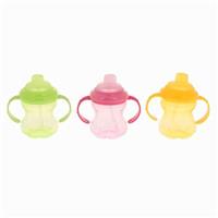 Поильник детский с мягким носиком, с ручками 180 мл., цвета МИКС (№1610028)