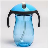 Поильник детский с трубочкой, 330 мл., с ручками, цвета МИКС (№2825366)