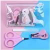 Маникюрный набор детский для самых маленьких «Зайка» (ножницы+щипчики+пилка) (№9309323)