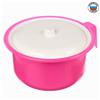 Горшок детский с крышкой, цвет розовый, 1900 мл (№1807205)