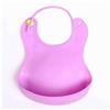 Нагрудник для кормления силиконовый с карманом, цвет сиреневый (№2589150)
