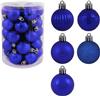 Набор елочных шаров 34шт d4см SYQA-0122354 синий