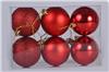 Набор елочных шаров 6шт 60мм NYLR0059-1 красный 257581