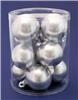 Набор елочных шаров 9шт 50мм 16 10 020 05 0109 серебро