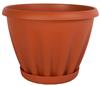 Горшок Знатный d180 2л 302Т терракотовый с поддоном (28)
