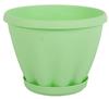 Горшок Знатный d225 3.9л 303Ц цветной с поддоном (16)