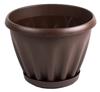 Горшок Знатный d320 11л 305Ш шоколад с поддоном (12)