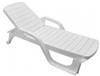 Лежак Прованс арт.3730-МТ001, пластик (белый), Россия, код 0152500036, штрихкод 460793896848