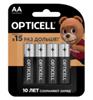 Батарейки OPTICELL Basic AA 4шт, Китай, код 0610702075, штрихкод 691133237564, артикул 5051001 *