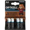 Батарейка Opticell opticell turbo max aa 4шт 