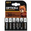 Батарейка Opticell opticell professional aa 6шт 
