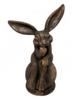 Садовая фигура «Заяц Огюст» (бронза) Ф268б, Россия, код 41803020504, штрихкод 462713470551, артикул