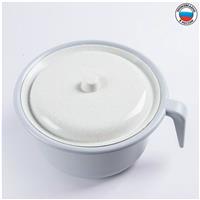 Горшок детский с крышкой, цвет серый, 1900 мл (№4962123)