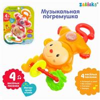 Музыкальная погремушка «Обезьянка», свет, звук, цвет МИКС (№4484957)