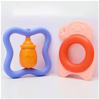 Набор прорезывателей с погремушкой «Овощной микс», 2 шт (№4754406)