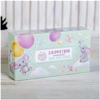 Салфетки бумажные в коробке «Детские», 100 шт. (№4764838)