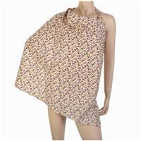 Накидка для кормления малыша, цвет бежевый, рисунок буквы (№2598217)