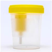 Контейнер стерильный со встроенным устройством для вакуумного забора мочи, 120 мл (№7163782)